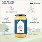 A2 Gir Cow Ghee (Combo 1L x 2 Glass Jar)