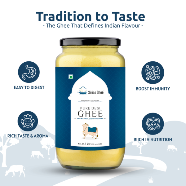 Desi Cow Ghee 1L