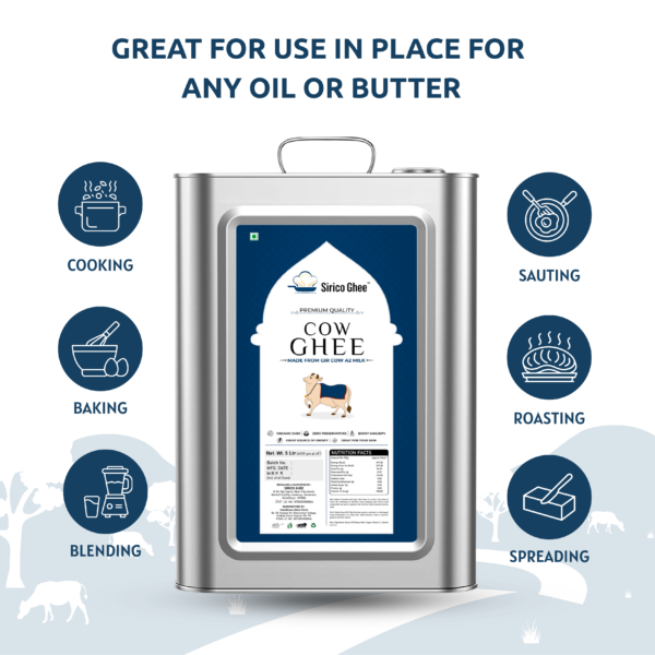 A2 Gir Cow Ghee 5L