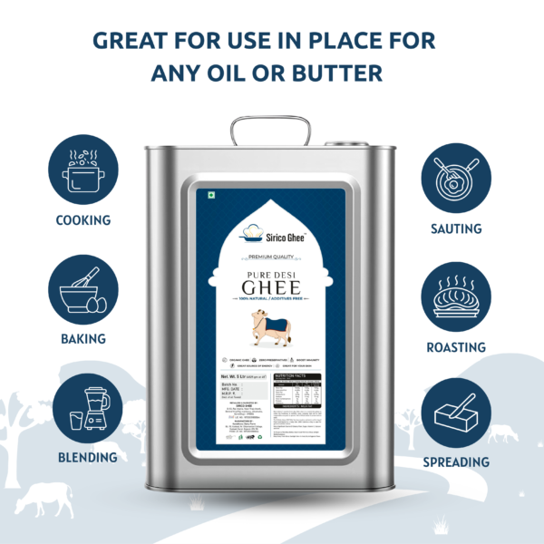 Desi Cow Ghee 5L