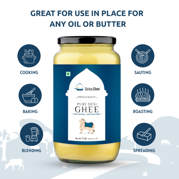 Desi Cow Ghee 1L